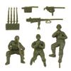 BMC CTS WW2 US M3 Halftrack - 4pc OD Green Plastic Army Men Armored Vehicle view 3