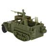BMC CTS WW2 US M3 Halftrack - 4pc OD Green Plastic Army Men Armored Vehicle view 4