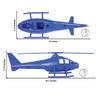 TimMee Air Support Helicopters - 2pc Blue Plastic Army Men Choppers US Made view 3
