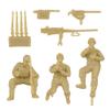 BMC CTS WW2 US M3 Halftrack - 4pc Tan Plastic Army Men Armored Vehicle view 3