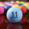 LIOOBO Balls Numbers 1-50 High Elasticity Pong Balls Plastic Raffle Drawing for Parties view 2