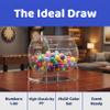 LIOOBO Balls Numbers 1-50 High Elasticity Pong Balls Plastic Raffle Drawing for Parties view 4
