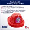 Kenco Kids Customizable Plastic Firefighter Hats -Choose your style, add your name or department (Birthday Girl, 100) view 2