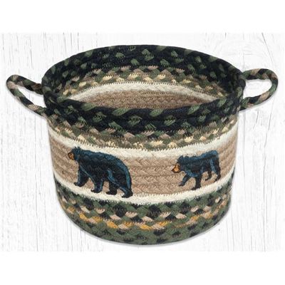 212 Main 9 x 7 in. UBP-116 Mama & Baby Bear Printed Utility Basket