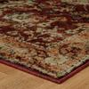 HomeRoots 509992 5 x 7 ft. Red Gold & Green Oriental Power Loom Stain Resistant Rectangle Area Rug view 4