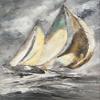 212 Main Boat Full Sailboats Flag Canvas House Size view 1