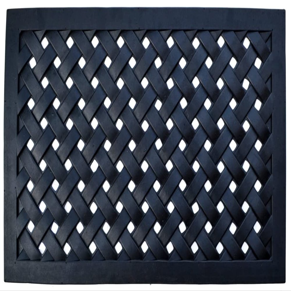 212 Main Outdoor Braided Door Mat Black, MI3006847