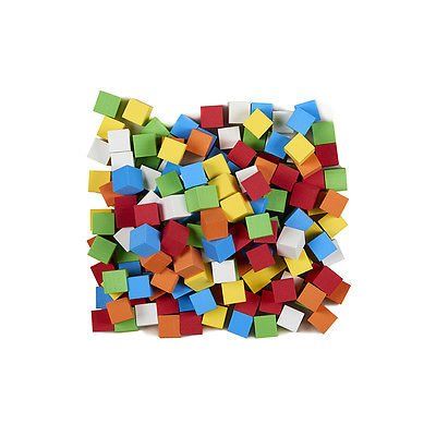 212 Main - 16 mm Blank Foam Dice - Assorted Color 200 Count