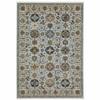 HomeRoots 508012 3 x 5 ft. Oriental Power Loom Stain Resistant Area Rug with Fringe Multi Color view 1