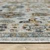 HomeRoots 508012 3 x 5 ft. Oriental Power Loom Stain Resistant Area Rug with Fringe Multi Color view 4