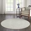 HomeRoots 527704 5 ft. Gray Moroccan Power Loom Round Area Rug view 2