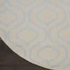 HomeRoots 527704 5 ft. Gray Moroccan Power Loom Round Area Rug view 4