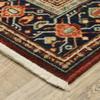 HomeRoots 509250 5 x 8 ft. Oriental Power Loom Stain Resistant Area Rug with Fringe Multi Color view 2