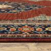 HomeRoots 509250 5 x 8 ft. Oriental Power Loom Stain Resistant Area Rug with Fringe Multi Color view 3