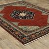 HomeRoots 509250 5 x 8 ft. Oriental Power Loom Stain Resistant Area Rug with Fringe Multi Color view 4