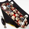 P-REP V2 Pro Performance Complete Wooden Fingerboard kit with Urethane Wheels and Bushings 32mm - Skull view 1