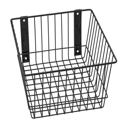 212 Main Universal Wire Basket Black - 12 x 12 x 6 in.
