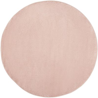 HomeRoots 479836 6 x 6 ft. Pink Non Skid Indoor & Outdoor Round Area Rug