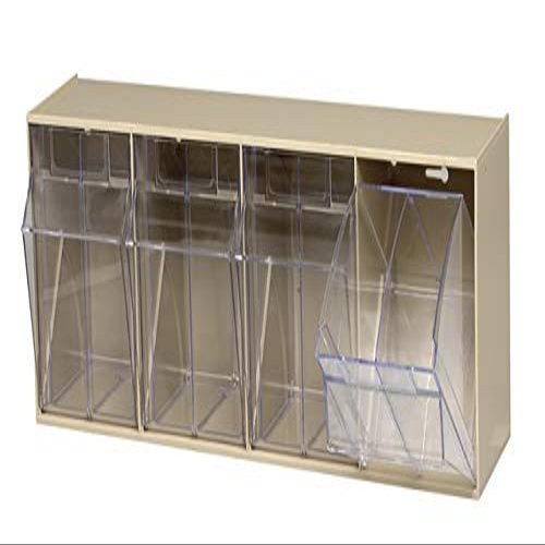 Clear Tip Out Bins - Ivory - 6.62 x 23.62 x 8.12 in.