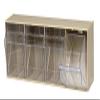 Clear Tip Out Bins - Ivory - 6.62 x 23.62 x 8.12 in. view 1