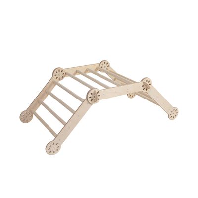 Foldable climbing triangle, Montessori climber for toddlers age 1-3, Indoor climber, Wooden climber, Triangle gym, Kids play gym