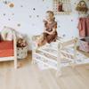 Foldable climbing triangle, Montessori climber for toddlers age 1-3, Indoor climber, Wooden climber, Triangle gym, Kids play gym view 2