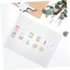 OFFSCH Stamp Album Replacement Pages for Currency Collection Book Standard Hole Sleeves for Stamp and No Outer Shell Included view 4
