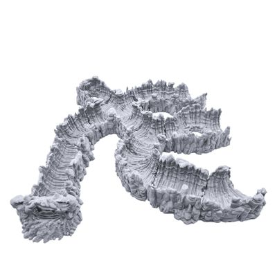 EnderToys Wyrm Tunnels by Printable Scenery, 3D Printed Tabletop RPG Scenery and Wargame Terrain 28mm Miniatures