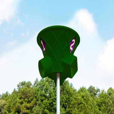 7 Foot Triple Shoot Children's Basketball Game - Inground Mount - Outdoor Hoop - Basketball Game for Children of All Ages (Green)