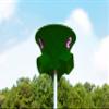 7 Foot Triple Shoot Children's Basketball Game - Inground Mount - Outdoor Hoop - Basketball Game for Children of All Ages (Green) view 1