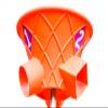 7 Foot Triple Shoot Children's Basketball Game - Inground Mount - Outdoor Hoop - Basketball Game for Children of All Ages (Orange) view 1