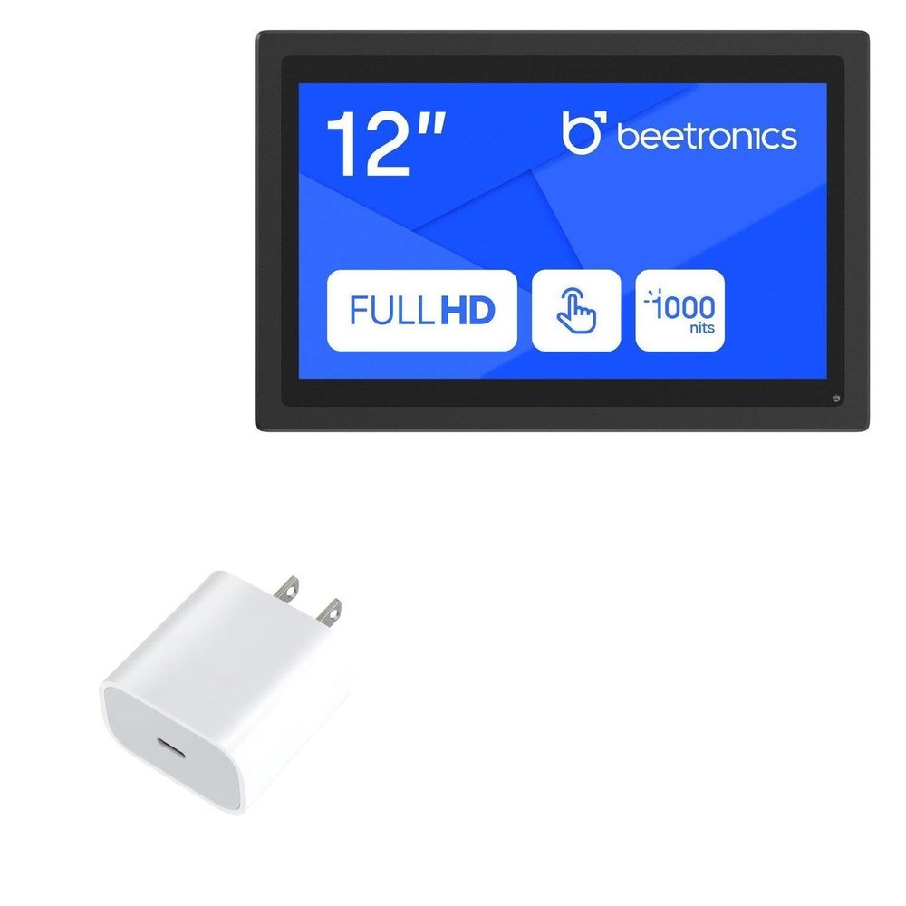 BoxWave Charger Compatible with Beetronics 12HB9M - PD GAN miniCube (30W), 30W Tiny PD GAN Type-C Wall Charger - Winter White