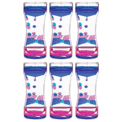 212 Main Liquid Motion Bubbler Blue & Pink - Pack of 6
