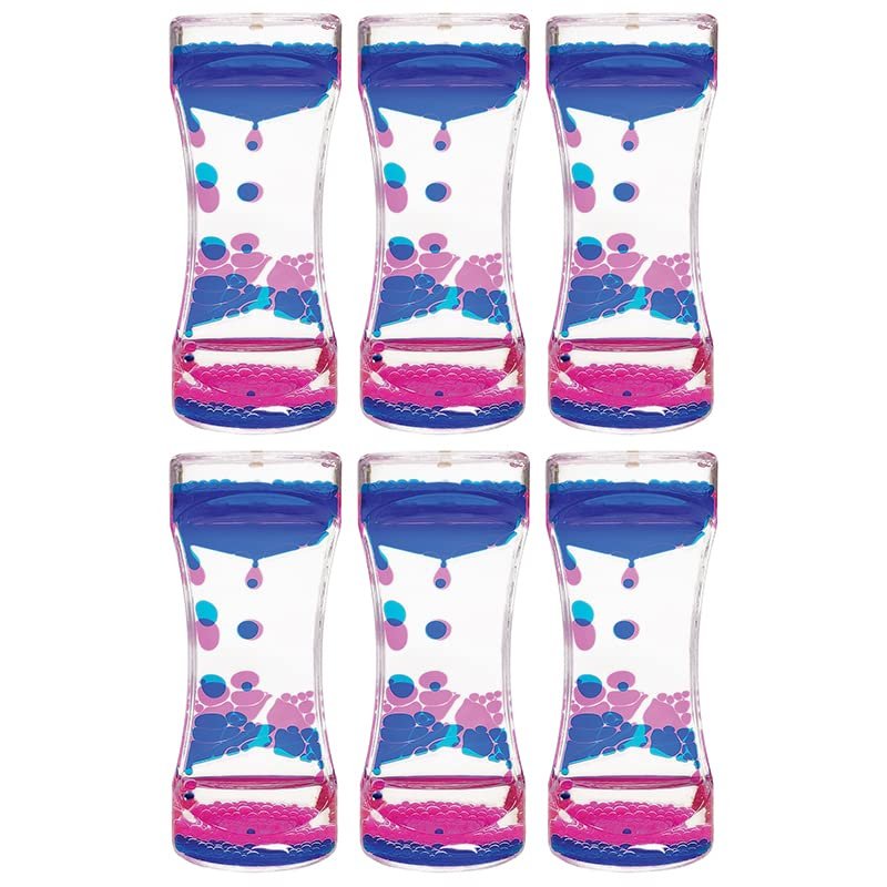 212 Main Liquid Motion Bubbler Blue & Pink - Pack of 6