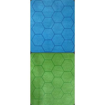 212 Main 1 in. Reversible Hexes Megamat Board Game Blue & Green