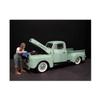 212 Main Car Girl in Tee Kylie Figurine for 1 by 18 Scale Models view 1
