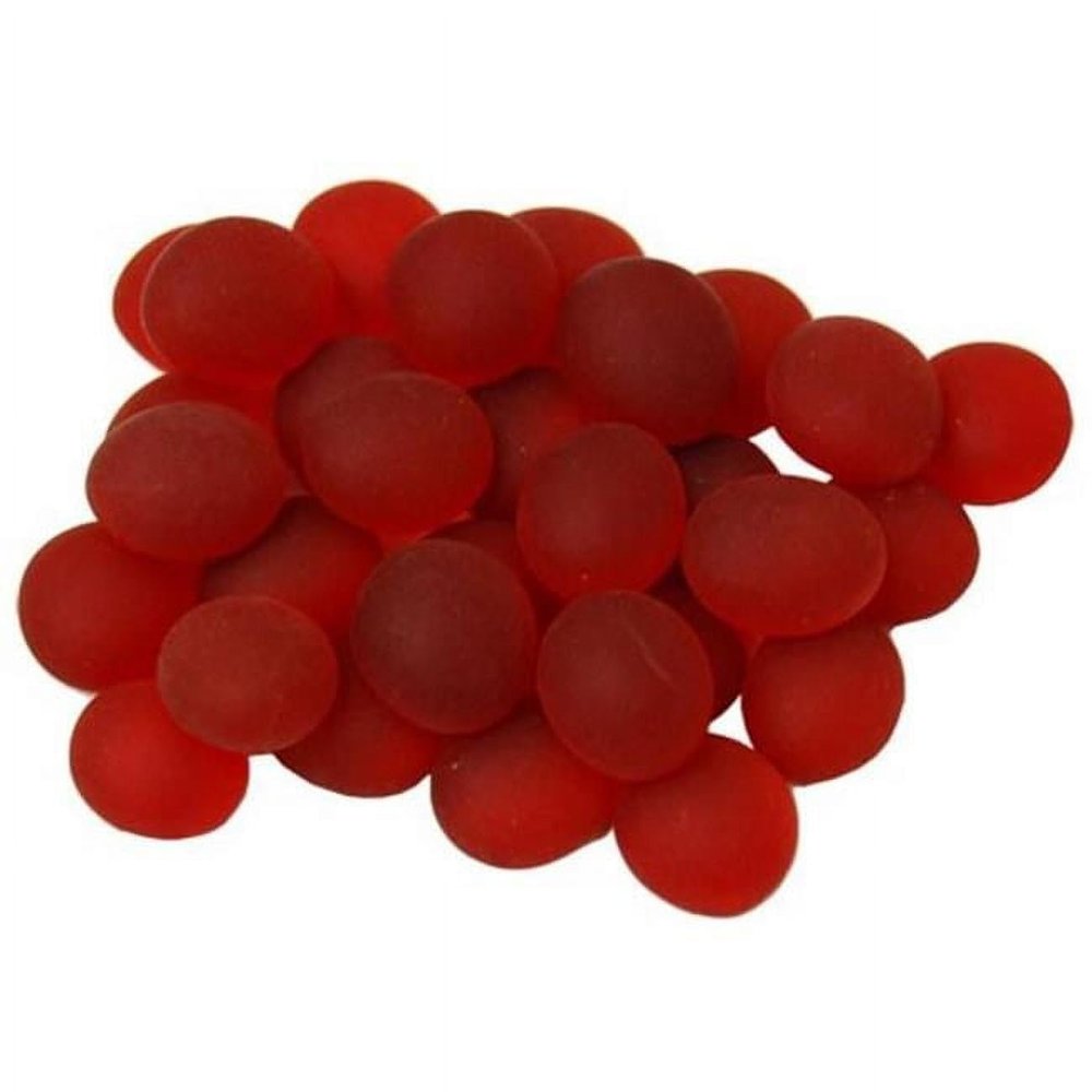 212 Main GlassStonesTube - Crystal Red Frosted Board Gaming Stone - 40 Piece