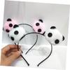 MERRYHAPY 2pcs Bear Plush Headband Animal Hair Accessories for Parties and Performance White Pink Lightweight and Comfortable for Cosplay and Dress-up view 3