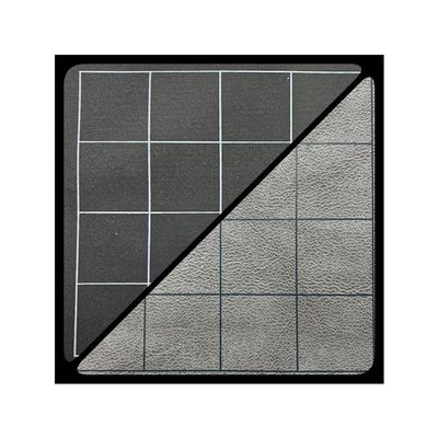 212 Main 1 in. Reversible Squares Battlemat Board Game Black & Grey