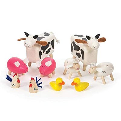 212 Main Wooden Farm Animals