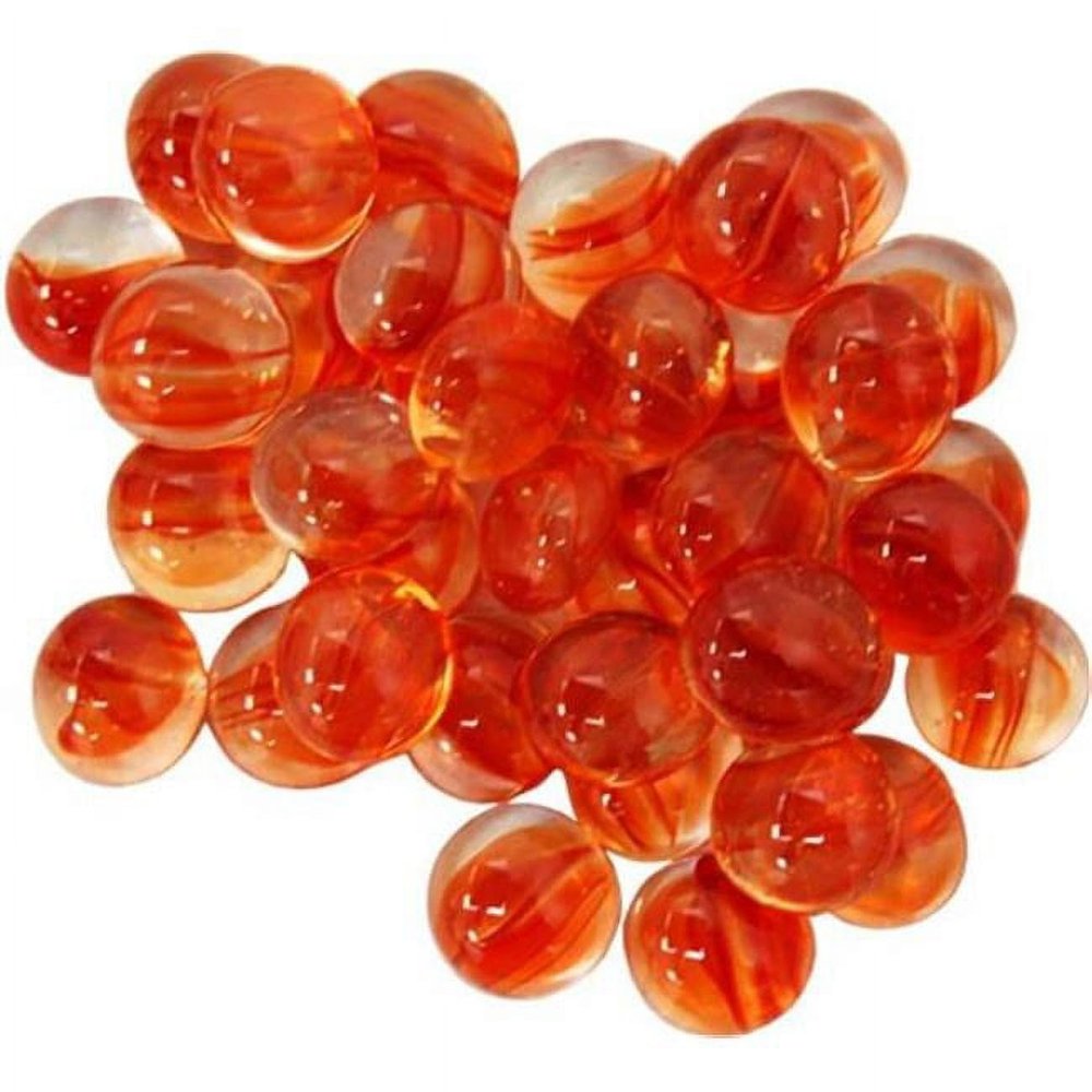 212 Main GlassStonesTube - Red Catseye Gaming Stone - 40 Piece