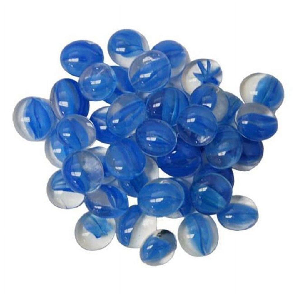 212 Main GlassStonesTube - Dark Blue Board Catseye Gaming Stone - 40 Piece