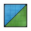 212 Main 1 in. Reversible Squares Battlemat Board Game Blue & Green view 1