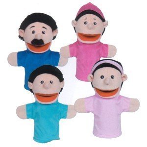 212 Main Hispanic Family Puppet Set- 12 inch