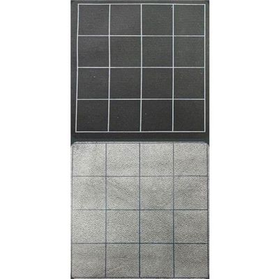 212 Main 1 in. Reversible Squares Megamat Board Game Black & Grey