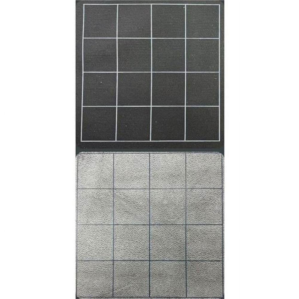 212 Main 1 in. Reversible Squares Megamat Board Game Black & Grey
