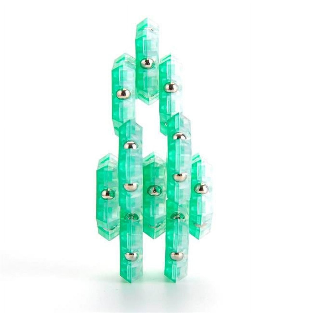 212 Main Magnetic Fidget Sphere Pentagon Desk Toy - Green - 12 Piece