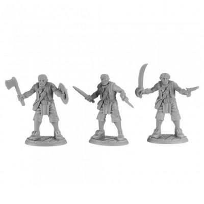 212 Main Bones United States of America Modular Pirate Miniature - 3 Piece