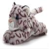 The Petting Zoo Snow Leopard Stuffed Animal Plushie, Gifts for Kids, Scoopz Wildlife Animals, Leopard Plush Toy, 8 inches view 1