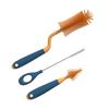 Anneome Silicone Cleaning Brush Bottle Brush Set Bottle Cleaner Pacifier Cleaner Water Nursing view 1